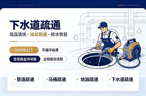 蜀山下水道疏通