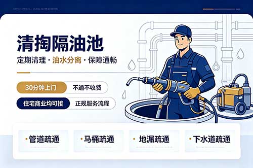 蜀山清掏隔油池